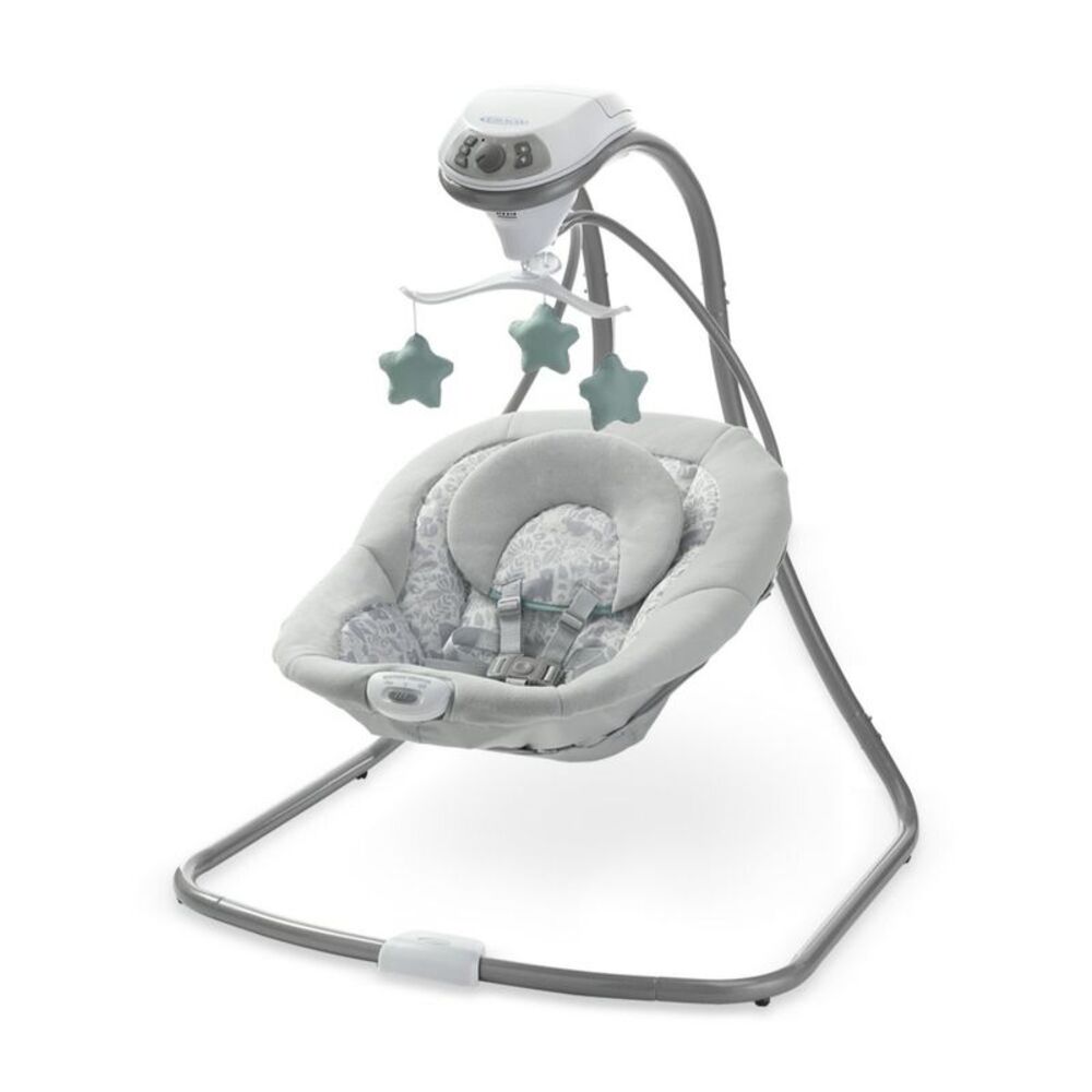 Graco -  Simple Sway Baby Swing - Gray Gray